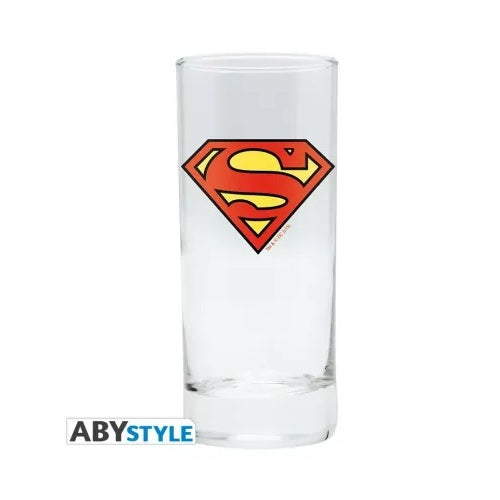 ABYSTYLE GIFT SET "SUPERMAN" TAZZA MINI MUG + SHOOTER + BICCHIERE BOCCALE VETRO