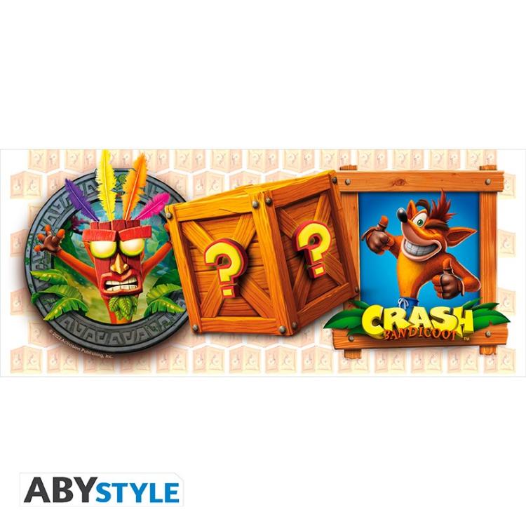ABYSTYLE TAZZA "CRASH BANDICOOT" MUG BICCHIERE CAFFÈ CERAMICA CON MANICO 320ML