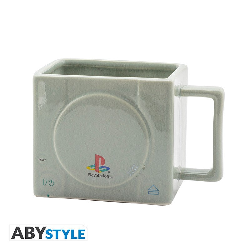 Abystyle - Tazza (Console Sony Playstation 1) PS1 Logo Mug 3D Bicchiere da 325ml
