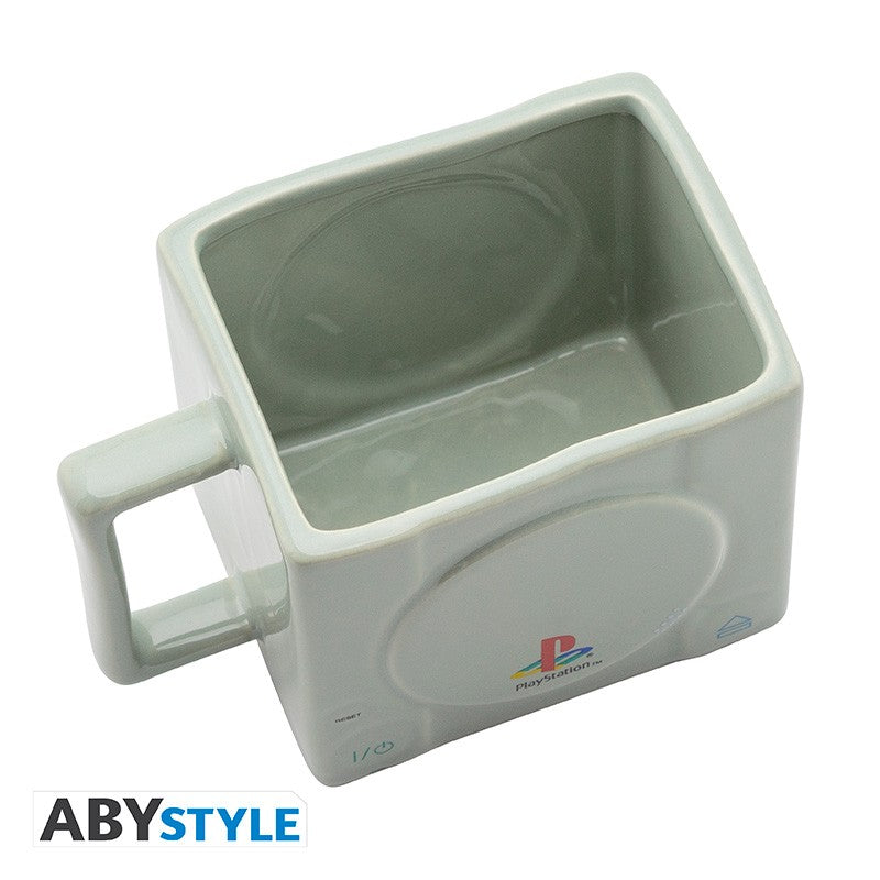 Abystyle - Tazza (Console Sony Playstation 1) PS1 Logo Mug 3D Bicchiere da 325ml