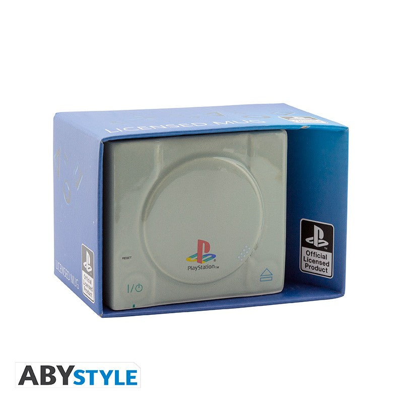 Abystyle - Tazza (Console Sony Playstation 1) PS1 Logo Mug 3D Bicchiere da 325ml